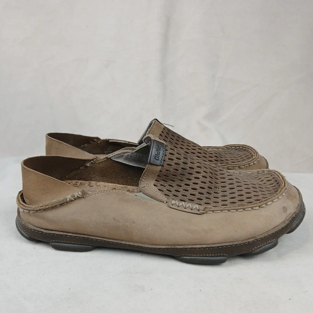 Olukai‎ Moloa Aho 9ems Shoes Slip Ons Clay Husk Perforated
